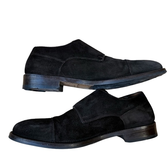 Emidio Tuicci Espana Brown Mens Brassy Gold Buckled Shoes Size Mens 41 - Picture 7 of 10